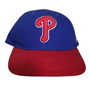 Philadelphia Phillies Cap Unisex OSFM Blue Red Team MLB Baseball Fan Gear Hat
